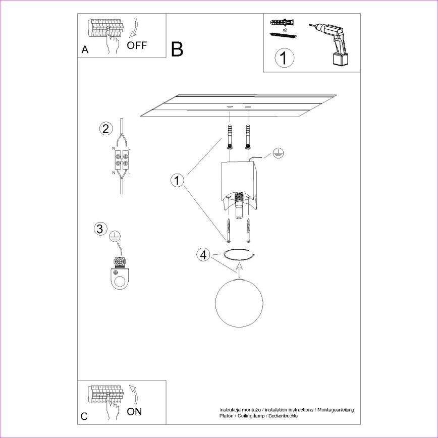 Spotlampe SOLIS 1xG9/8W/230V bøg