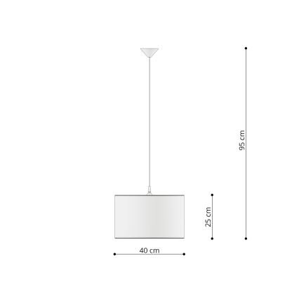 Pendellampe til børn CAT 1xE27/15W/230V diameter 40 cm kat