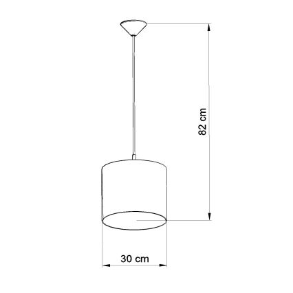 Pendellampe til børn OWLS 1xE27/15W/230V diameter 30 cm ugler