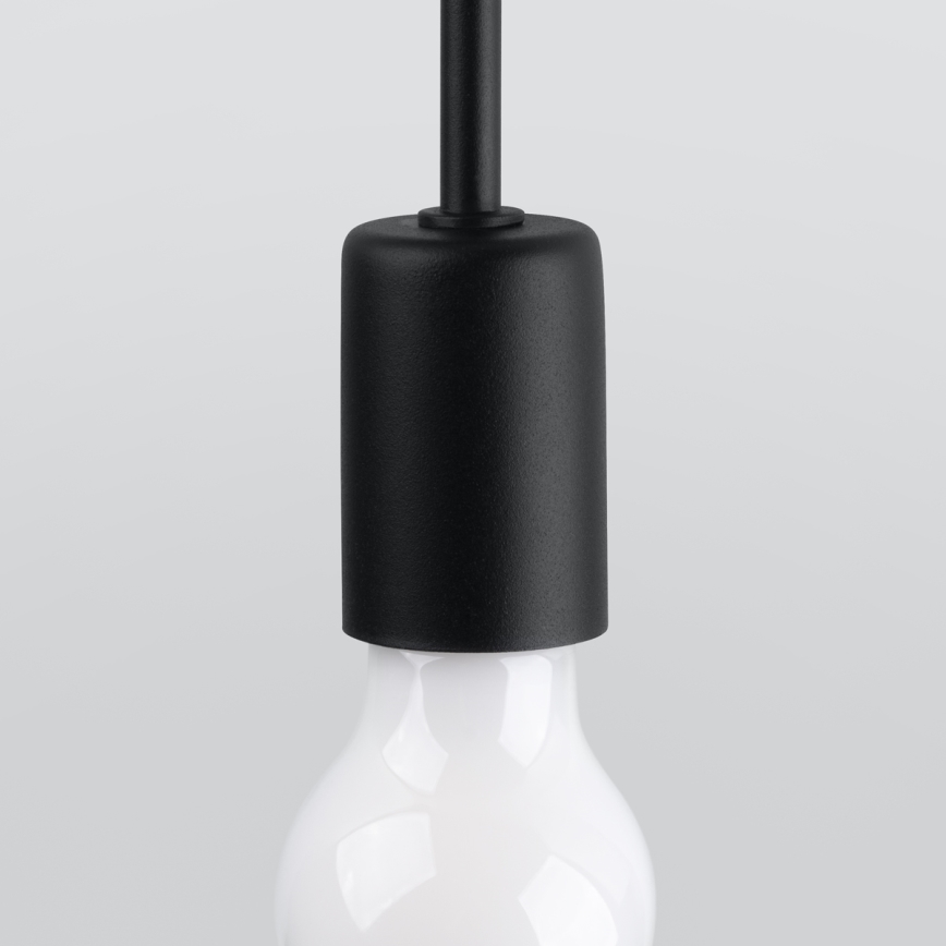 Væglampe LEVAR 1xE27/15W/230V sort