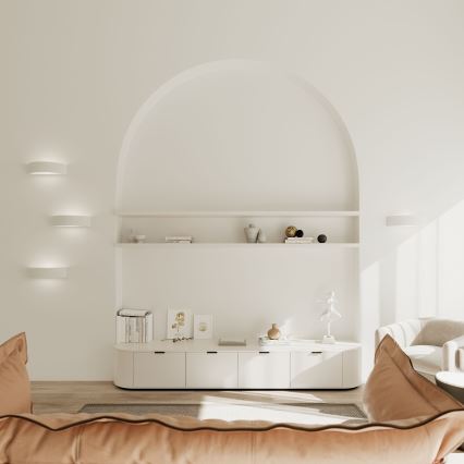 Væglampe ATENA 1xE27/15W/230V 20 cm hvid