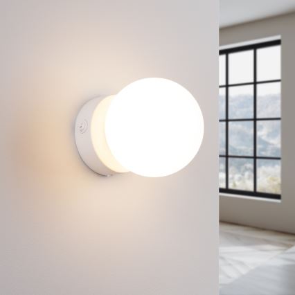 Væglampe YOLI 1xG9/8W/230V hvid