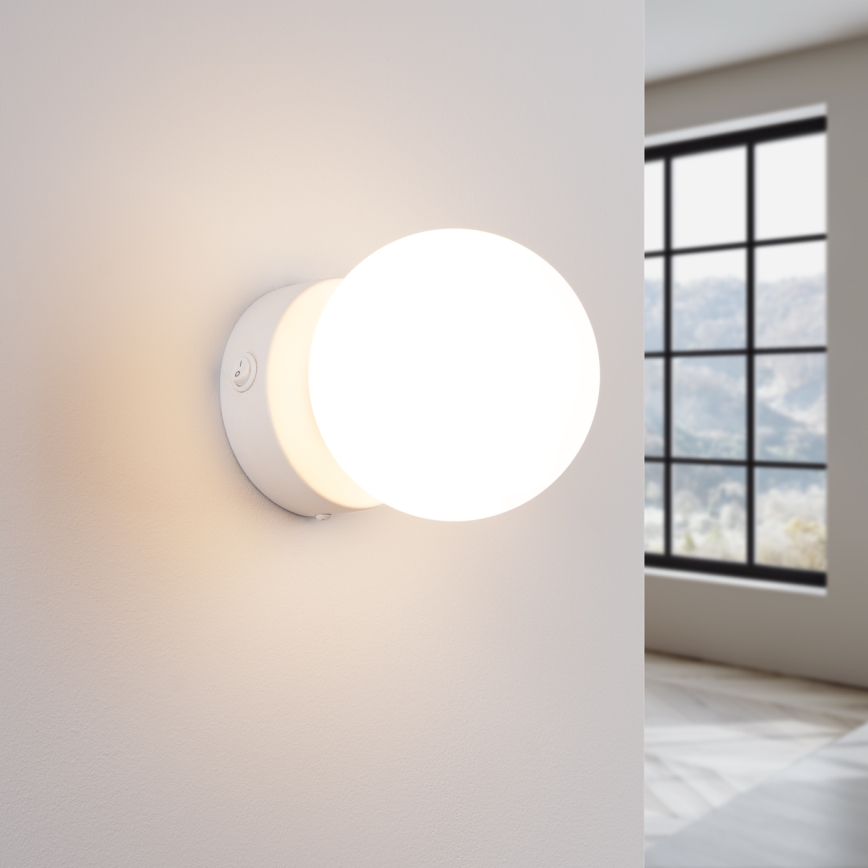 Væglampe YOLI 1xG9/8W/230V hvid