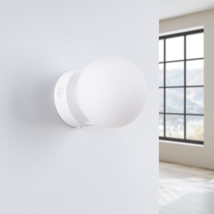 Væglampe YOLI 1xG9/8W/230V hvid