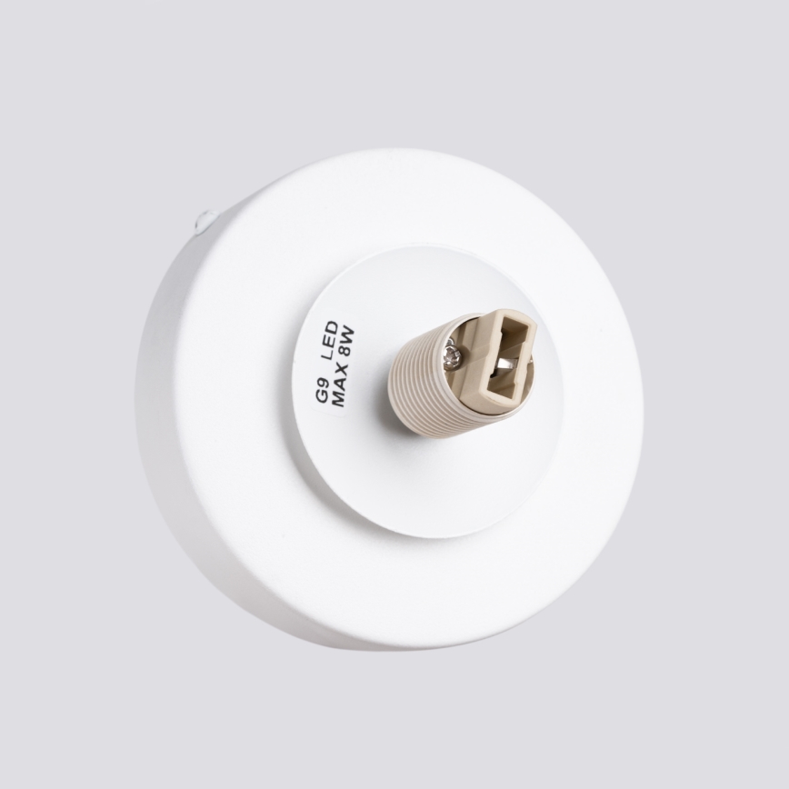 Væglampe YOLI 1xG9/8W/230V hvid