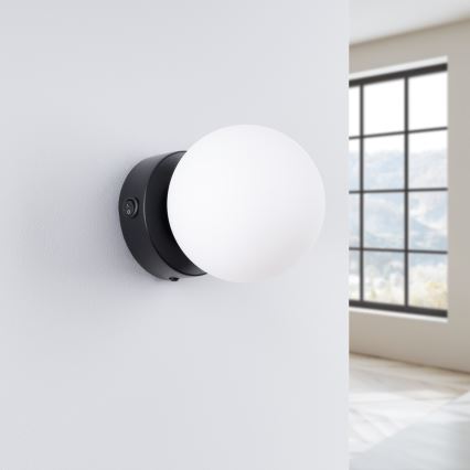 Væglampe YOLI 1xG9/8W/230V sort