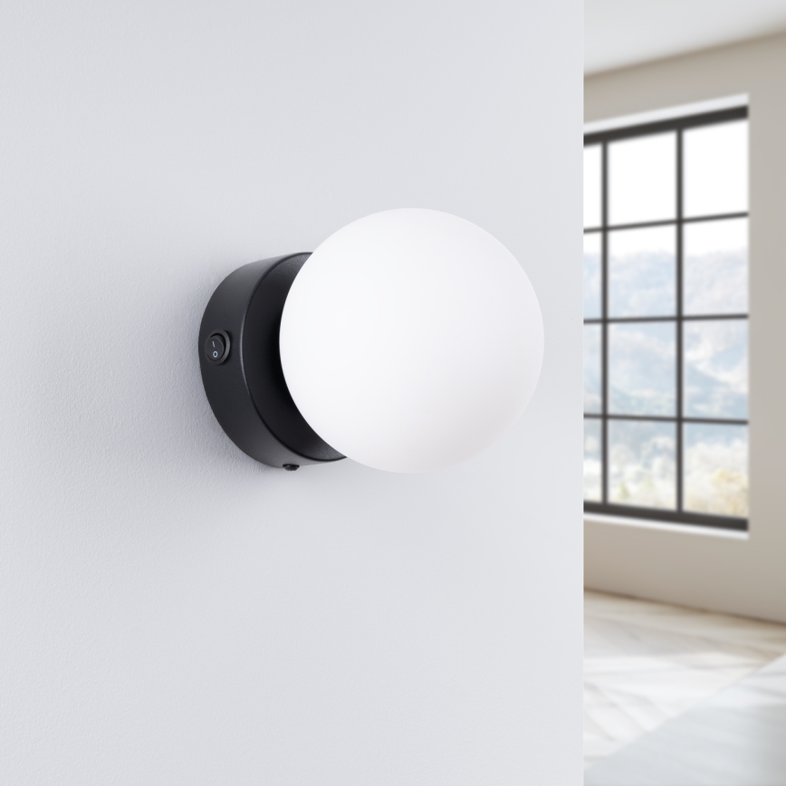 Væglampe YOLI 1xG9/8W/230V sort