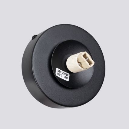 Væglampe YOLI 1xG9/8W/230V sort
