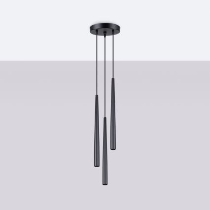 Pendel BLISS 3xG9/8W/230V sort