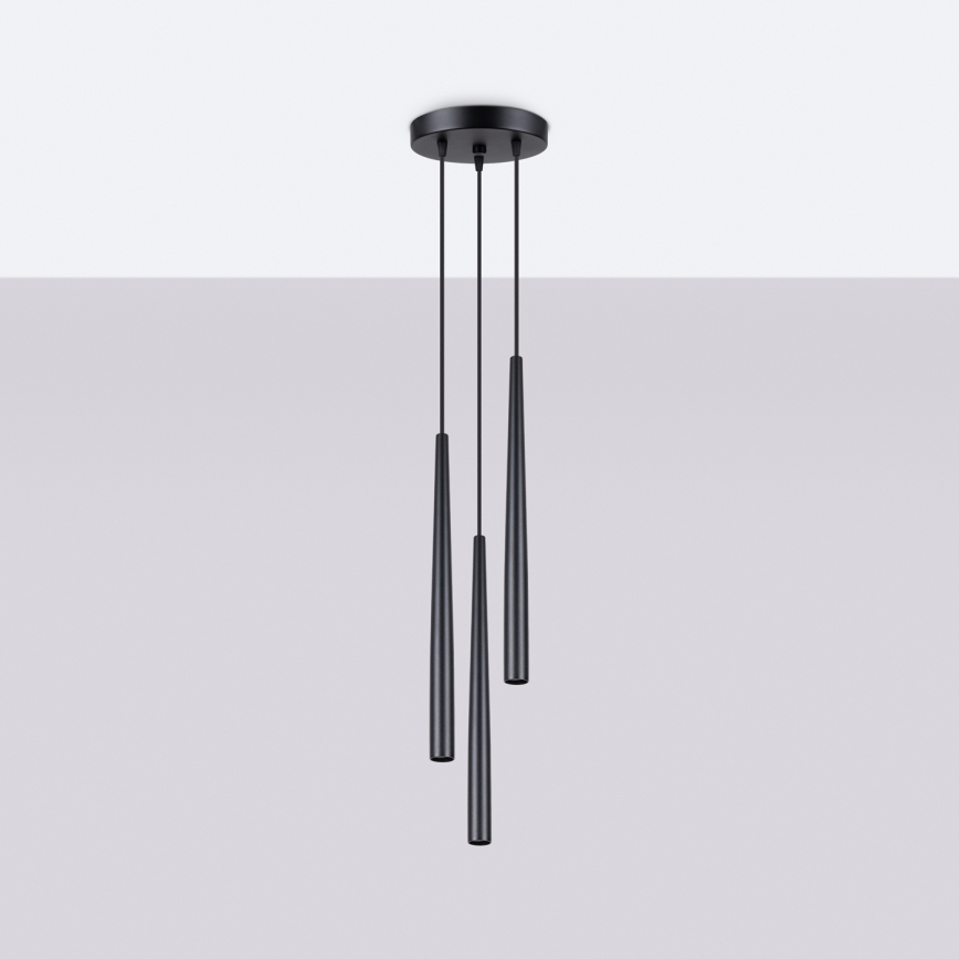 Pendel BLISS 3xG9/8W/230V sort