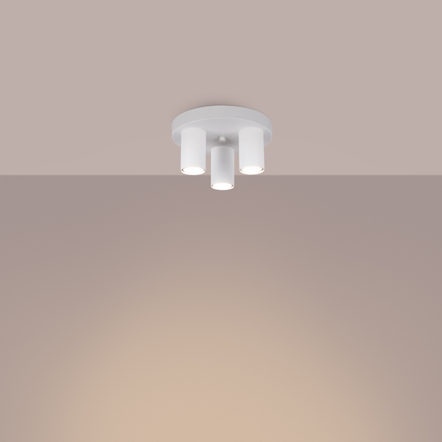 Spotlampe LAGOS 3xGU10/10W/230V hvid
