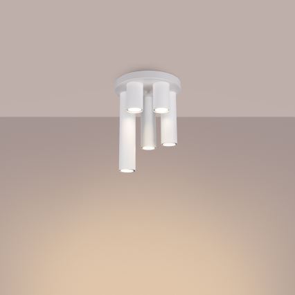Spotlampe LAGOS 5xGU10/10W/230V hvid
