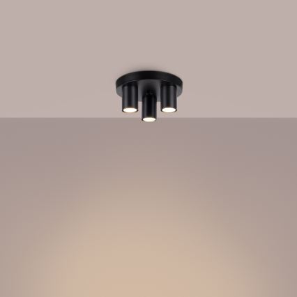 Spotlampe LAGOS 3xGU10/10W/230V sort