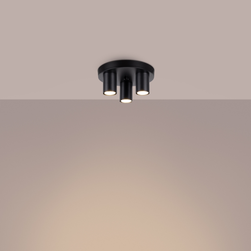 Spotlampe LAGOS 3xGU10/10W/230V sort