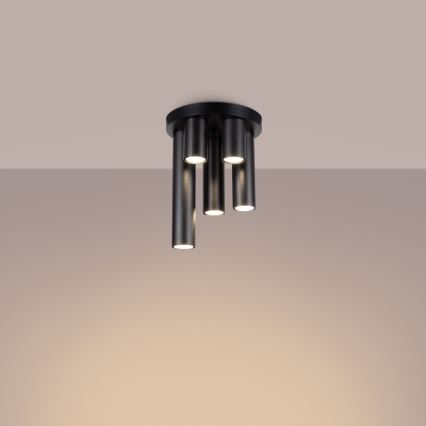 Spotlampe LAGOS 5xGU10/10W/230V sort
