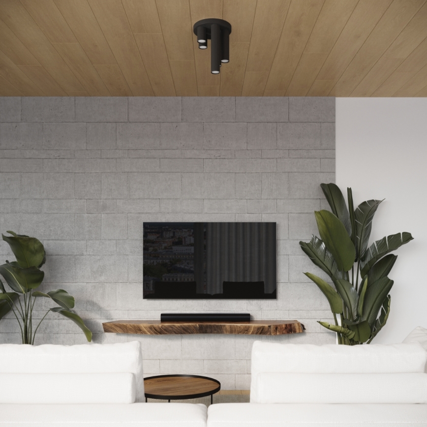 Spotlampe LAGOS 5xGU10/10W/230V sort