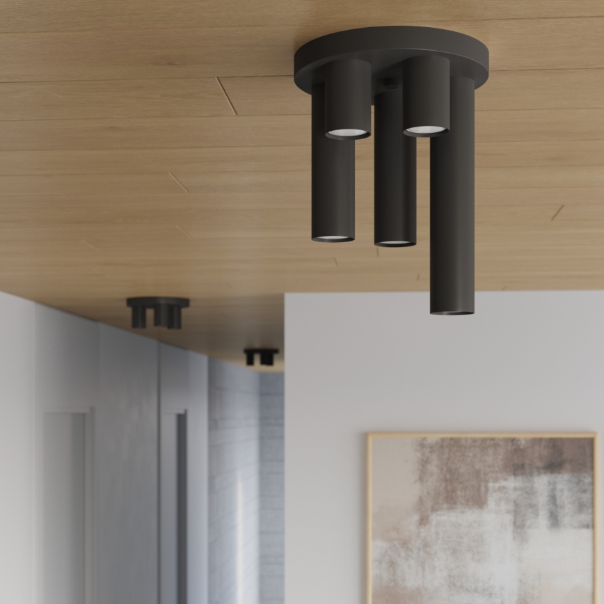 Spotlampe LAGOS 5xGU10/10W/230V sort
