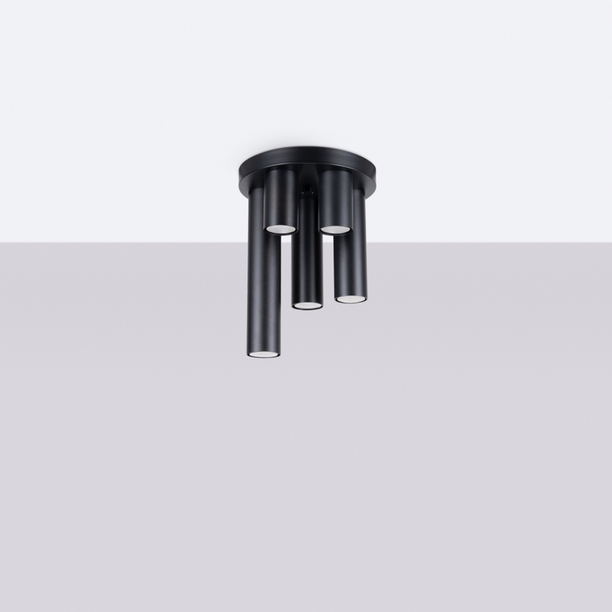 Spotlampe LAGOS 5xGU10/10W/230V sort