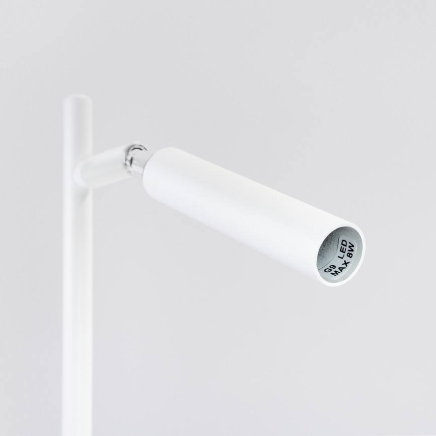 Bordlampe PASTELO 1xG9/8W/230V hvid