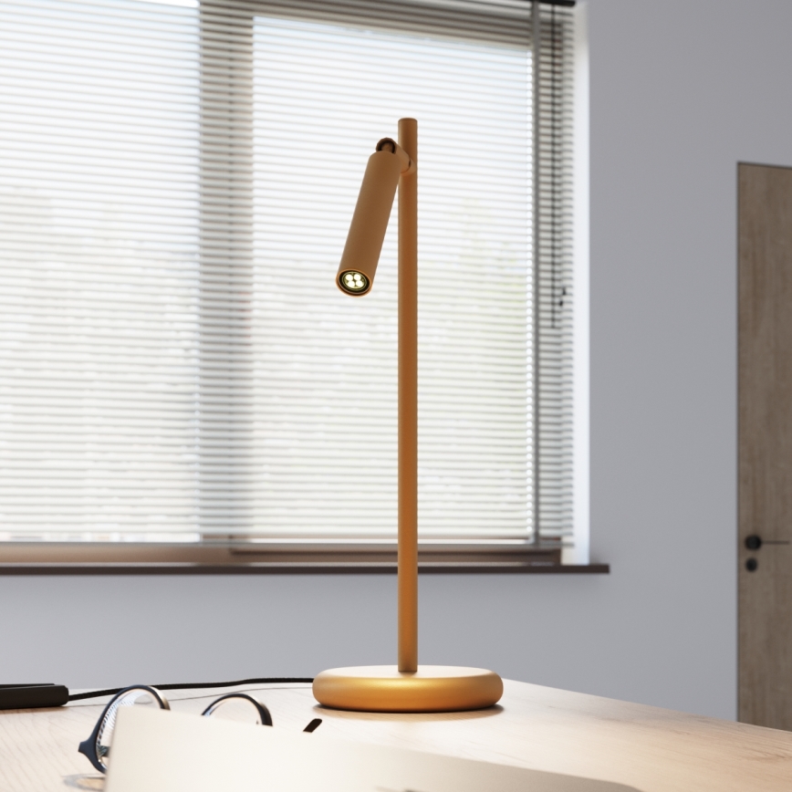 Bordlampe PASTELO 1xG9/8W/230V guldfarvet