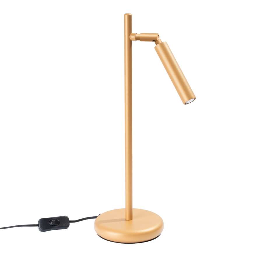 Bordlampe PASTELO 1xG9/8W/230V guldfarvet