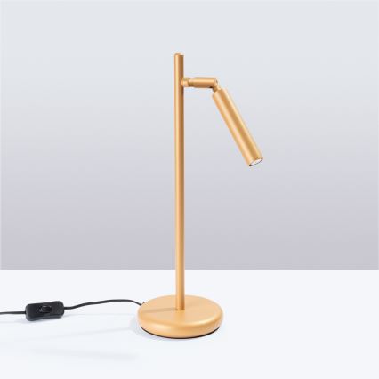 Bordlampe PASTELO 1xG9/8W/230V guldfarvet