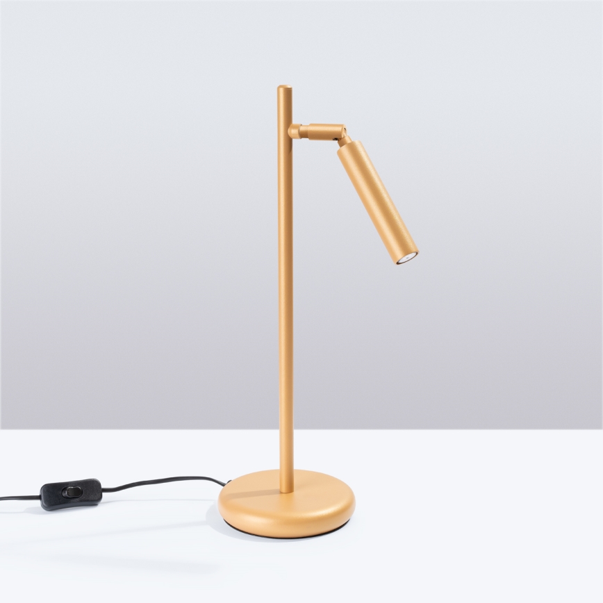 Bordlampe PASTELO 1xG9/8W/230V guldfarvet