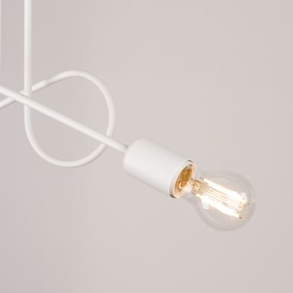 Loftlampe LOOP 2xE27/15W/230V hvid