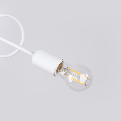 Loftlampe LOOP 2xE27/15W/230V hvid