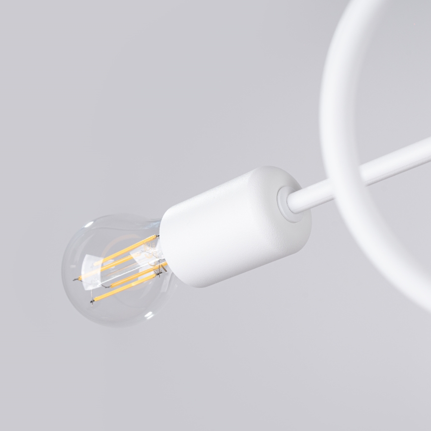 Loftlampe LOOP 2xE27/15W/230V hvid