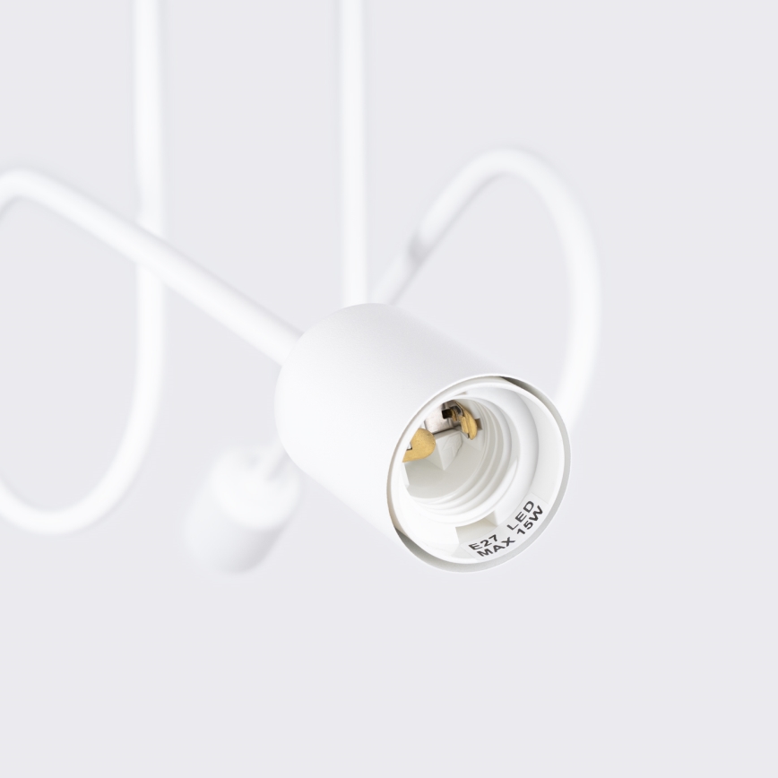 Loftlampe LOOP 2xE27/15W/230V hvid