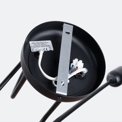 Loftlampe LOOP 2xE27/15W/230V sort