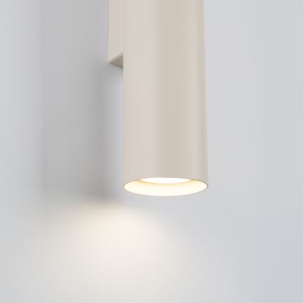 Væglampe LAGOS 2xGU10/10W/230V cremefarvet