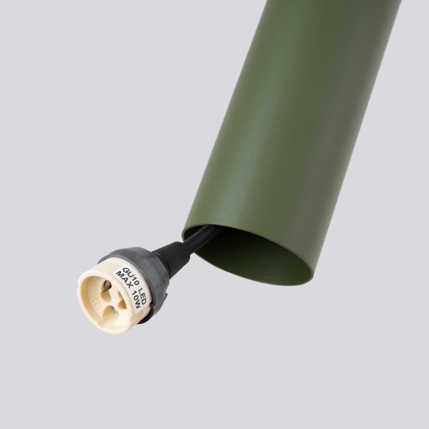 Pendel LAGOS 2xGU10/10W/230V grøn