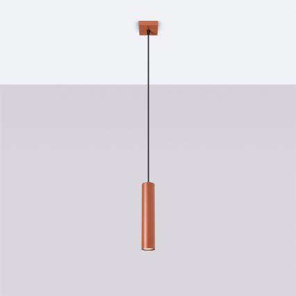 Pendel LAGOS 1xGU10/10W/230V rød