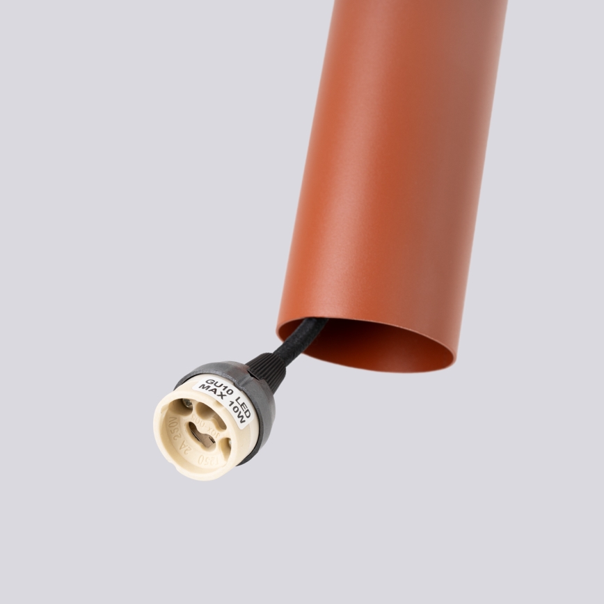 Pendel LAGOS 2xGU10/10W/230V rød