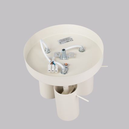 Spotlampe RING 3xGU10/10W/230V cremefarvet