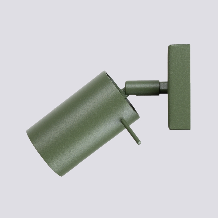 Vægspot RING 1xGU10/10W/230V grøn