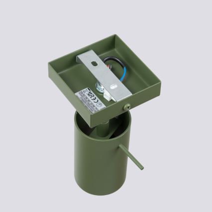 Vægspot RING 1xGU10/10W/230V grøn