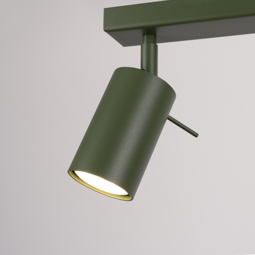 Spotlampe RING 4xGU10/10W/230V grøn