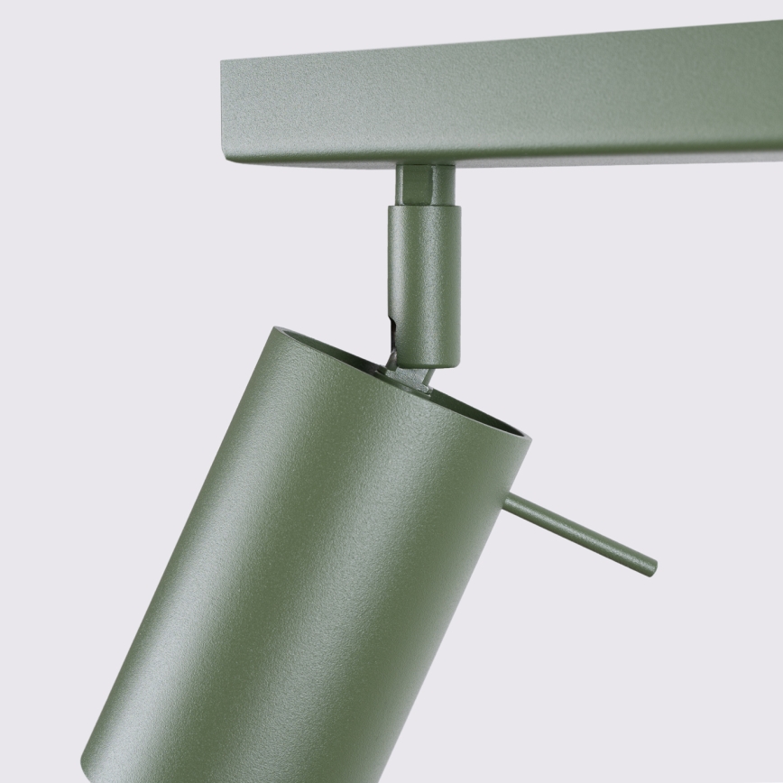 Spotlampe RING 4xGU10/10W/230V grøn