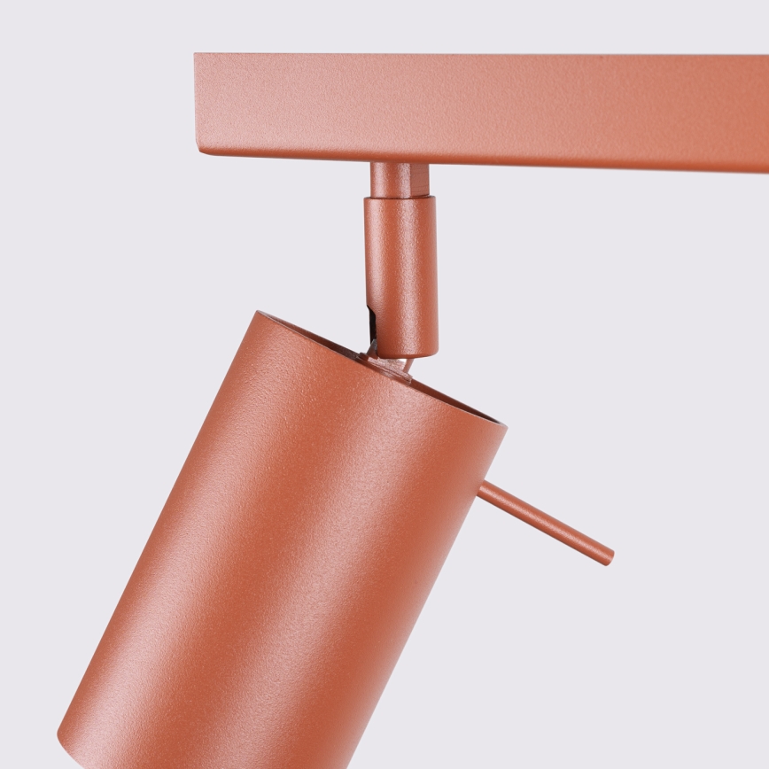 Spotlampe RING 6xGU10/10W/230V rød