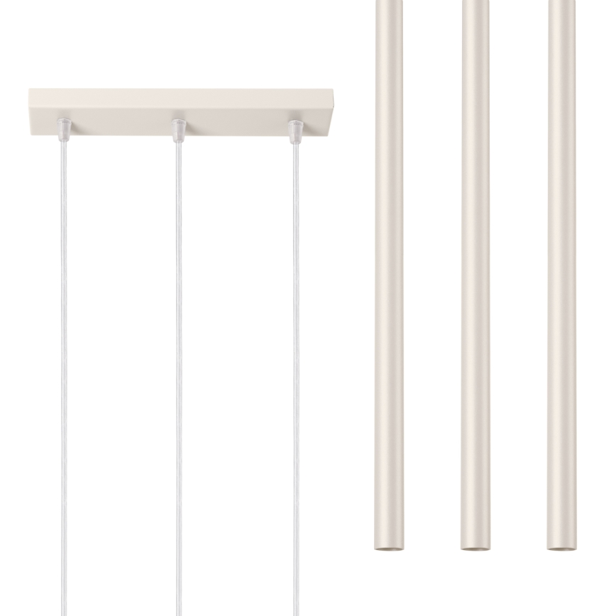 Pendel PASTELO 3xG9/8W/230V cremefarvet