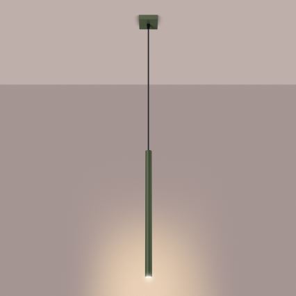 Pendel PASTELO 1xG9/8W/230V grøn
