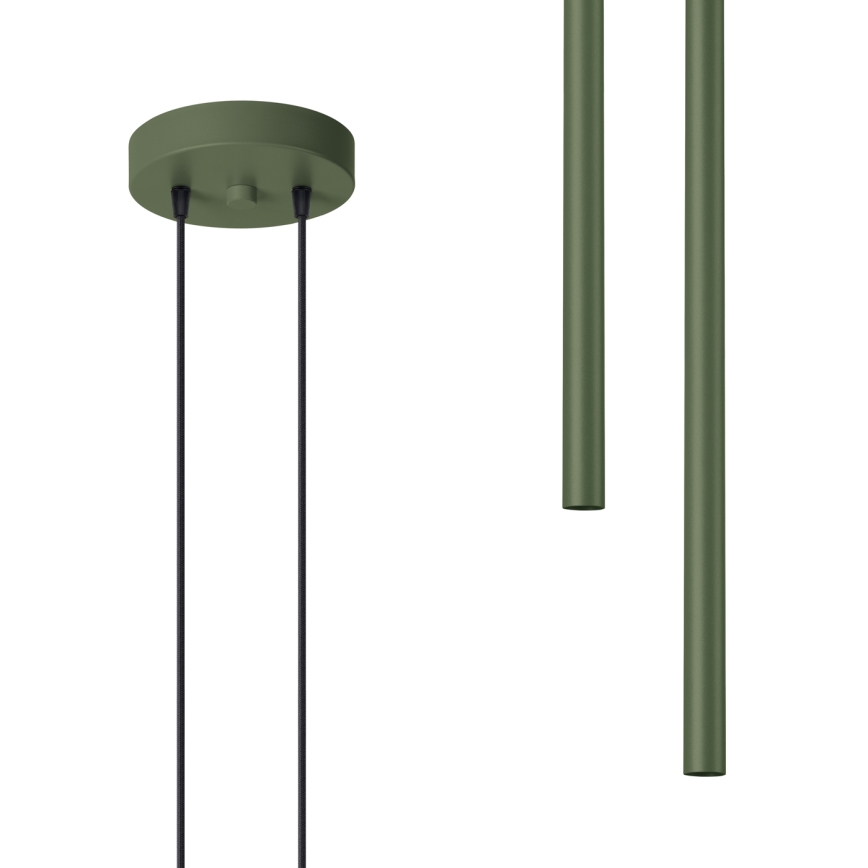 Pendel PASTELO 2xG9/8W/230V grøn