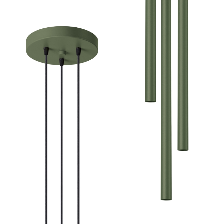 Pendel PASTELO 3xG9/8W/230V grøn