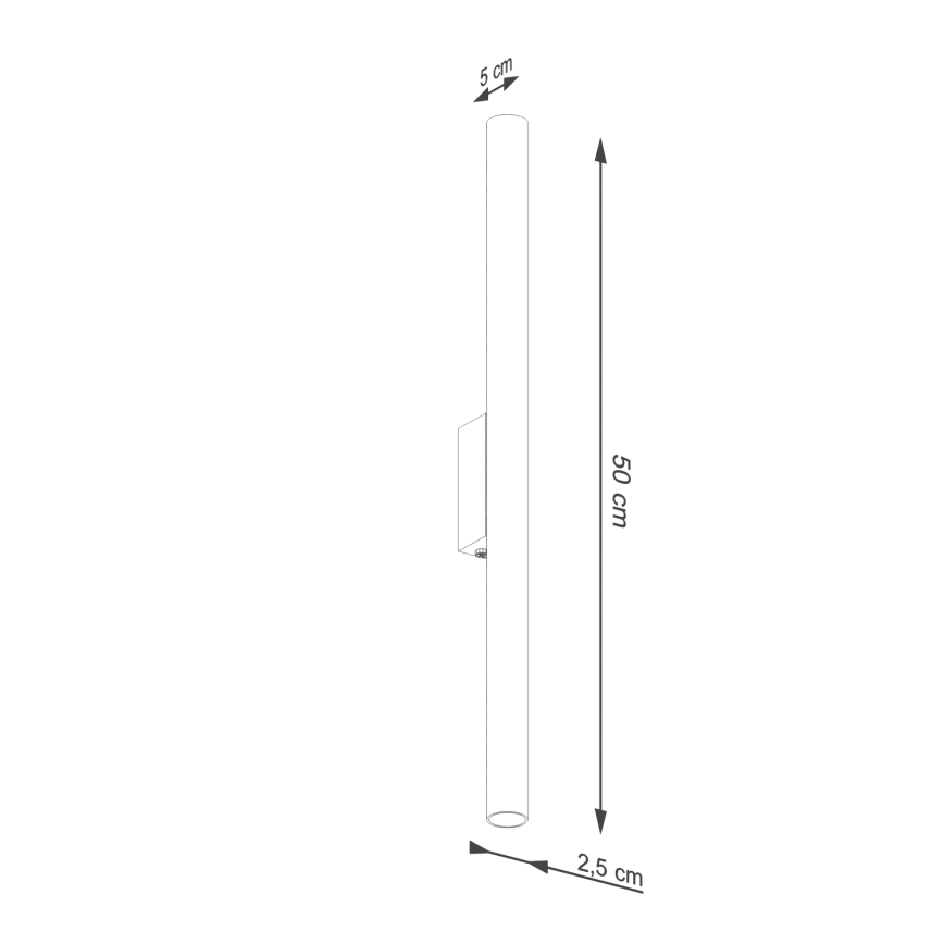 Væglampe PASTELO 2xG9/8W/230V grøn
