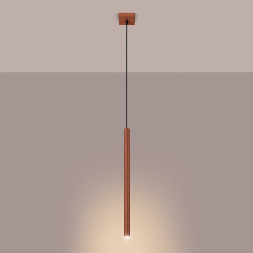 Pendel PASTELO 1xG9/8W/230V rød