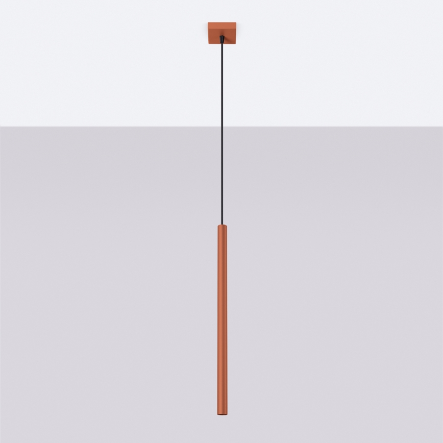 Pendel PASTELO 1xG9/8W/230V rød