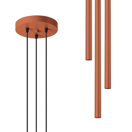 Pendel PASTELO 3xG9/8W/230V rød